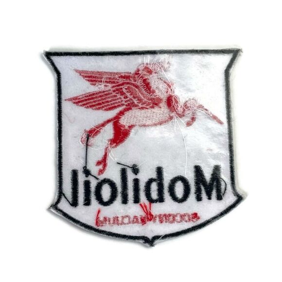 Vintage Mobil Oil Pegasus Embroidered Patch - Picture 4 of 4